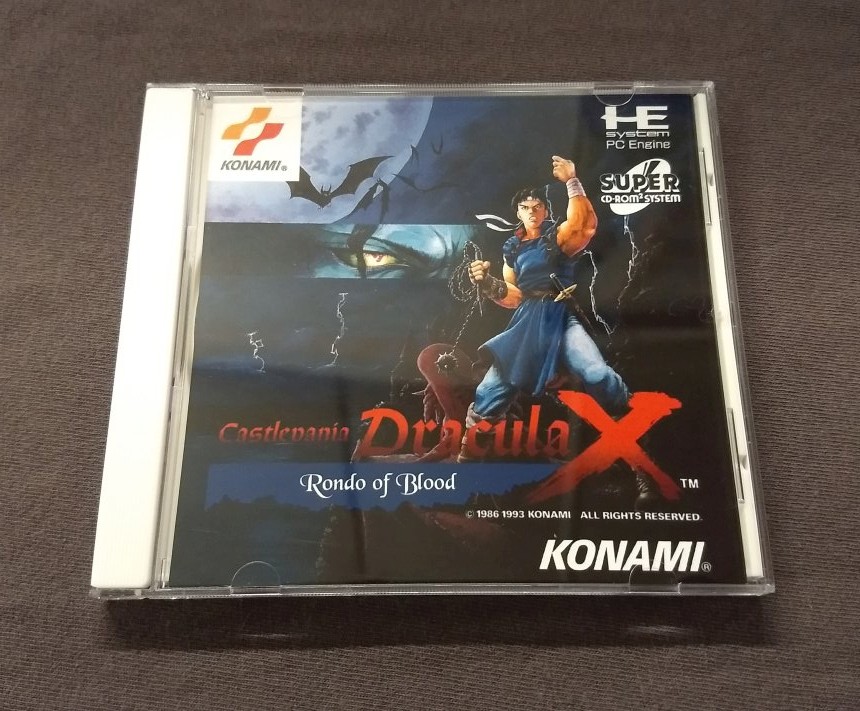 Castlevania Dracula X Rondo of Blood PC Engine CD Reproduction English translation