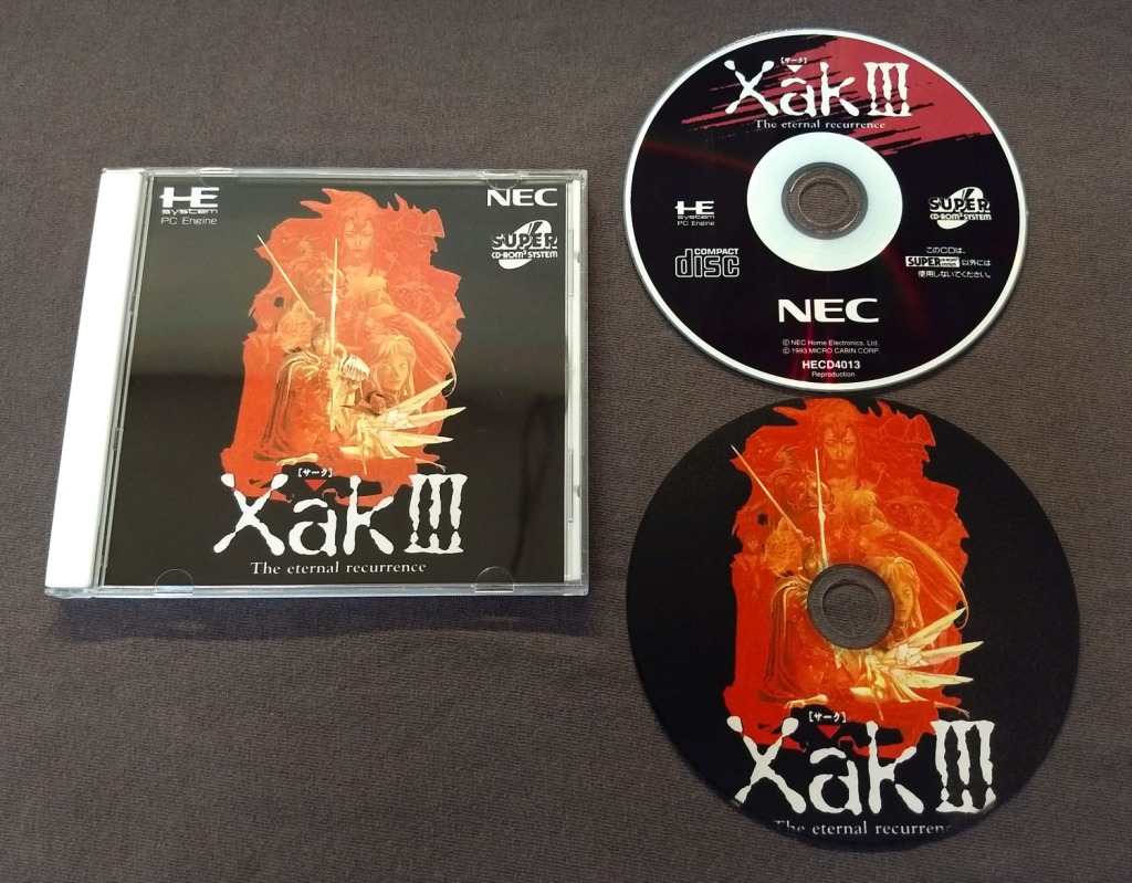 Xak III PC Engine CD Reproduction [English]
